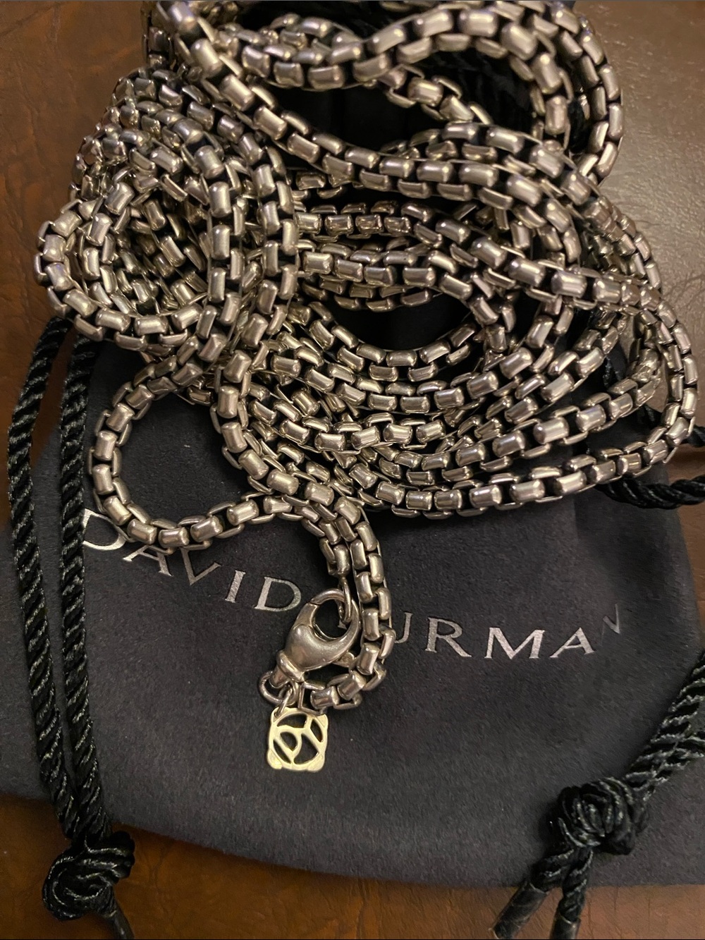 David Yurman • 72” • Box Chain • Sterling